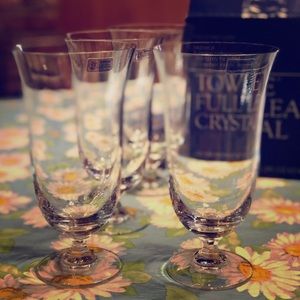 NWOT Austrian Crystal Iced Tea Glasses - Set of 4